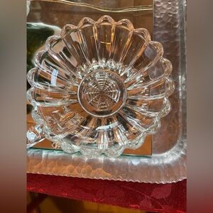 HELSEY Clear Glass Jam Dish